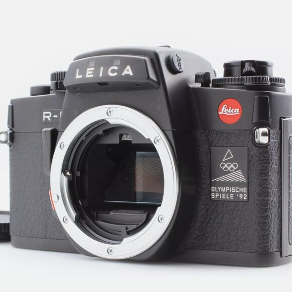 [RARE] Leica RE "Olympic 1992" Black 35mm SLR Film Camera (JAPAN/GERMANY) - Picture 1 of 12